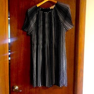 Black/white polka dot Micheal Kors dress